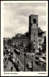 Damrak met Beurs - Amsterdam photo