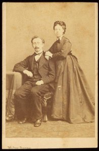 Damry, Walter - carte de visite, Portret van een echtpaar