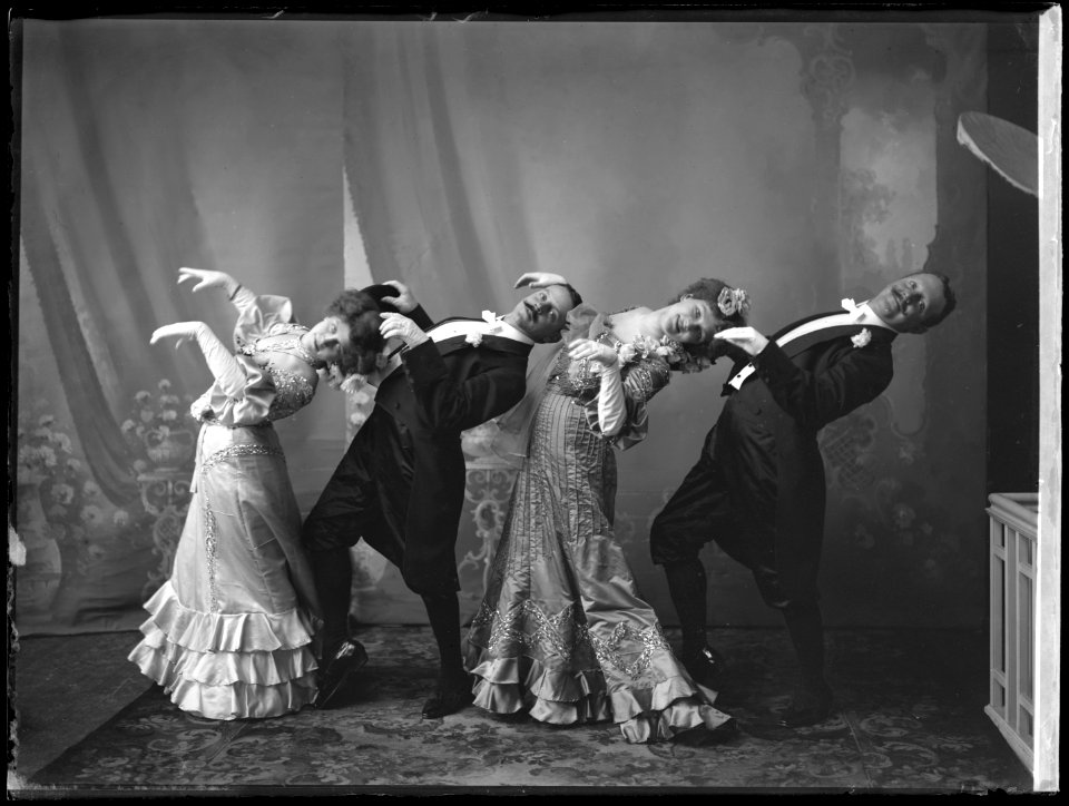 Dance scene from the operetta Florodora at Vasateatern 1903 - SMV - V001