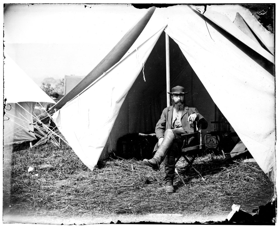 Daniel Cole, A Federal scout at Secret Service Department Headquarters, Army of Potomac LOC cwpb.01398