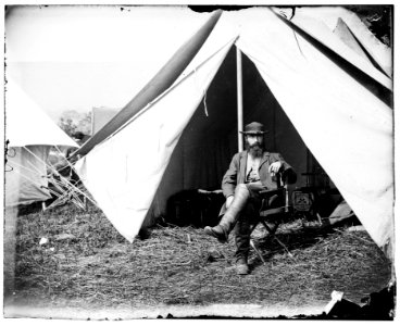 Daniel Cole, A Federal scout at Secret Service Department Headquarters, Army of Potomac LOC cwpb.01398