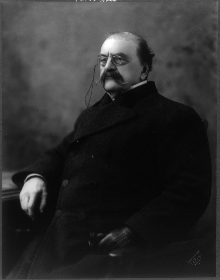 Daniel Edgar Sickles, 1819-1914, half length portrait, seated, facing left LCCN2005686647