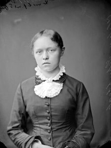 Daniel Nyblin - Portrait photograph of Helene Schjerfbeck