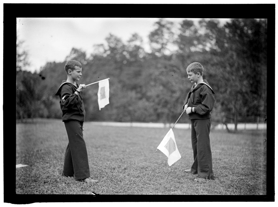 DANIELS, FRANK A. SON OF JOSEPHUS DANIELS. RIGHT, WITH BROTHER JONATHAN DANIELS LCCN2016864851
