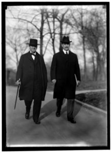 DANIELS, JOSEPHUS, SECRETARY OF THE NAVY, 1913-1921. WITH SECRETARY HOUSTON LCCN2016866895