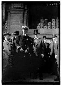 DANIELS, JOSEPHUS. SECRETARY OF THE NAVY, 1913-1921. WITH PRINCE ALEX OF DENMARK LCCN2016869481