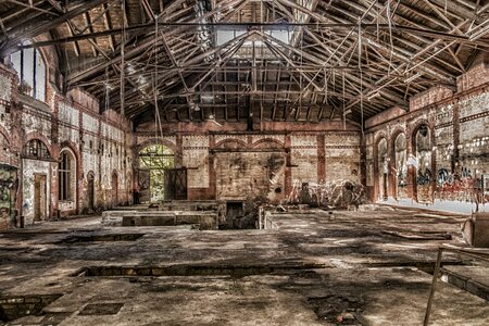 Lapsed old factory
