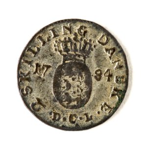Dansk tvåskilling, 1784 - Skoklosters slott - 109409