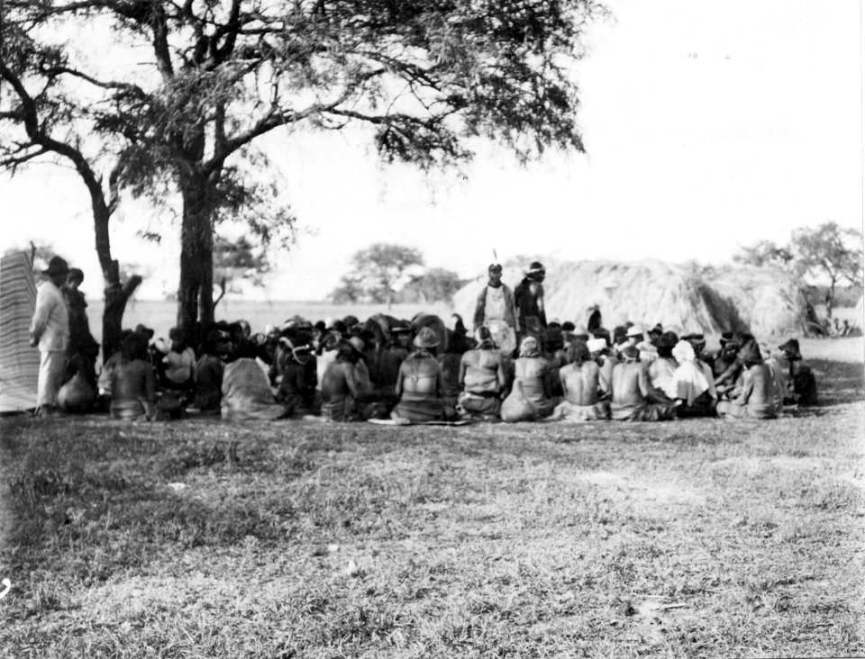 Dansfest. Foto, Erland Nordenskiöld 1908. Erhållen från Erland Nordenskiöld, okänt år - SMVK - 004647