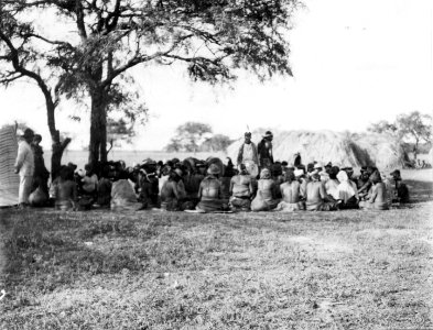 Dansfest. Foto, Erland Nordenskiöld 1908. Erhållen från Erland Nordenskiöld, okänt år - SMVK - 004647