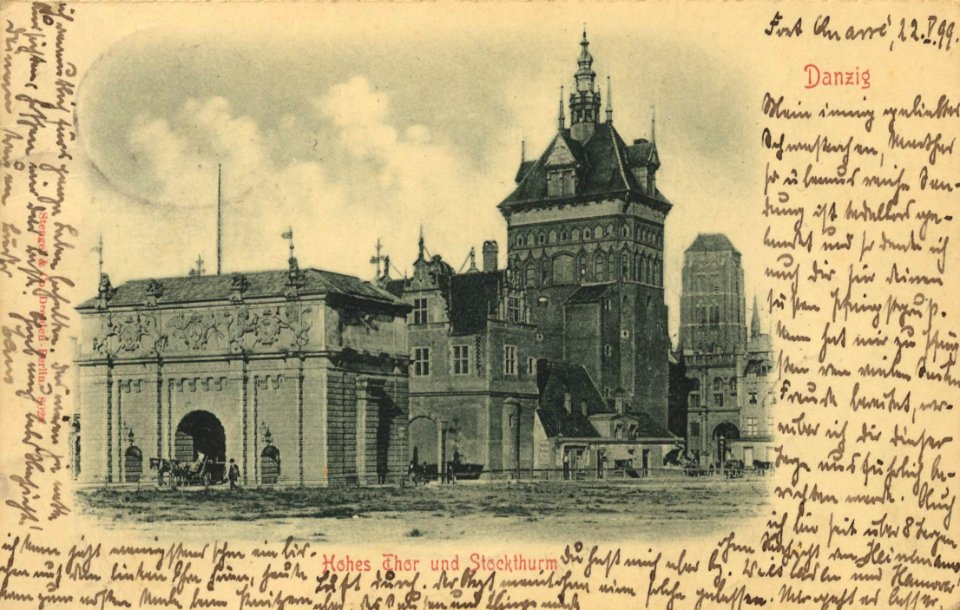 Danzig, Westpreußen - Hohes Tor und Stockturm (Zeno Ansichtskarten)
