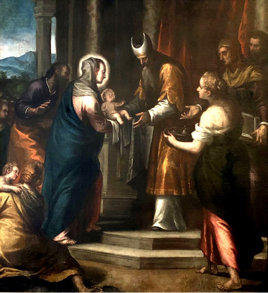 Darbingung im Tempel Alessandro Maganza