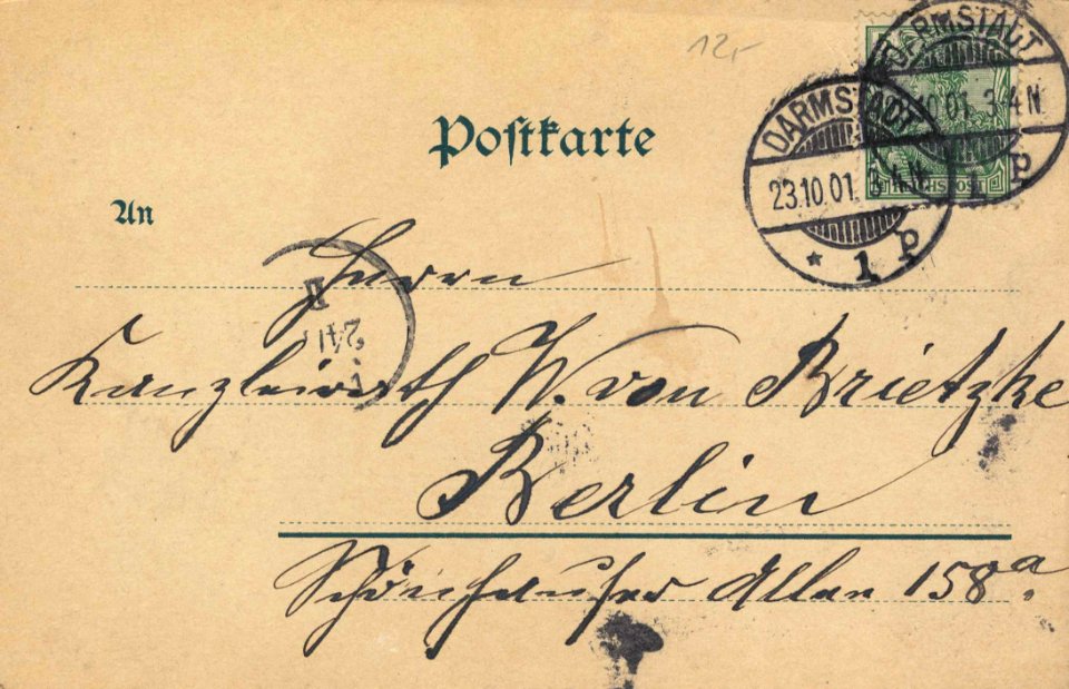 Darmstadt, Hessen - Russische Kapelle (back) (Zeno Ansichtskarten)