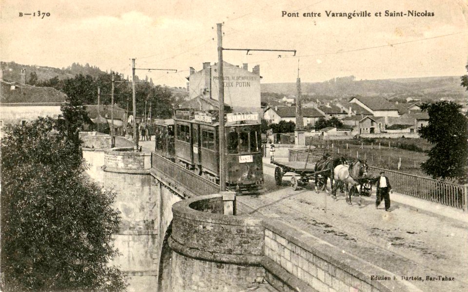 DARTOIS B-1370 - Pont entre Varangéville et Saint-Nicolas