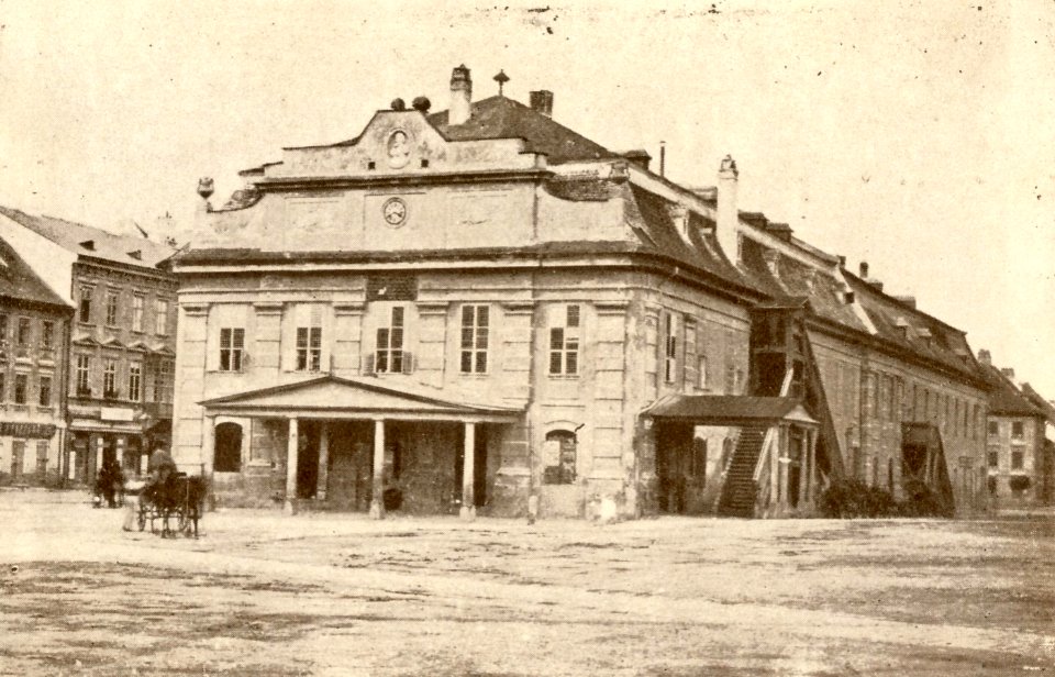 Das alte städtische Theater zu Preßburg