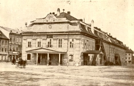 Das alte städtische Theater zu Preßburg
