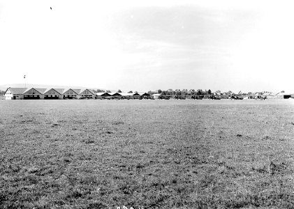Das Flugzeuggeschwader vor den Hangars - CH-BAR - 3240075
