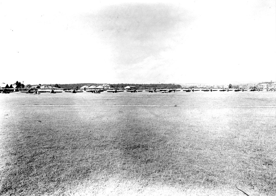 Das Flugzeuggeschwader in Linie aufgestellt - CH-BAR - 3240074