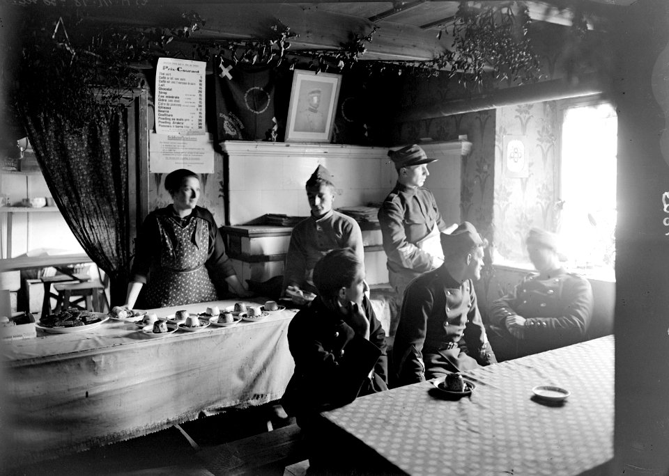 Das Buffet in der Soldatenstube von Bourrignon - CH-BAR - 3241052