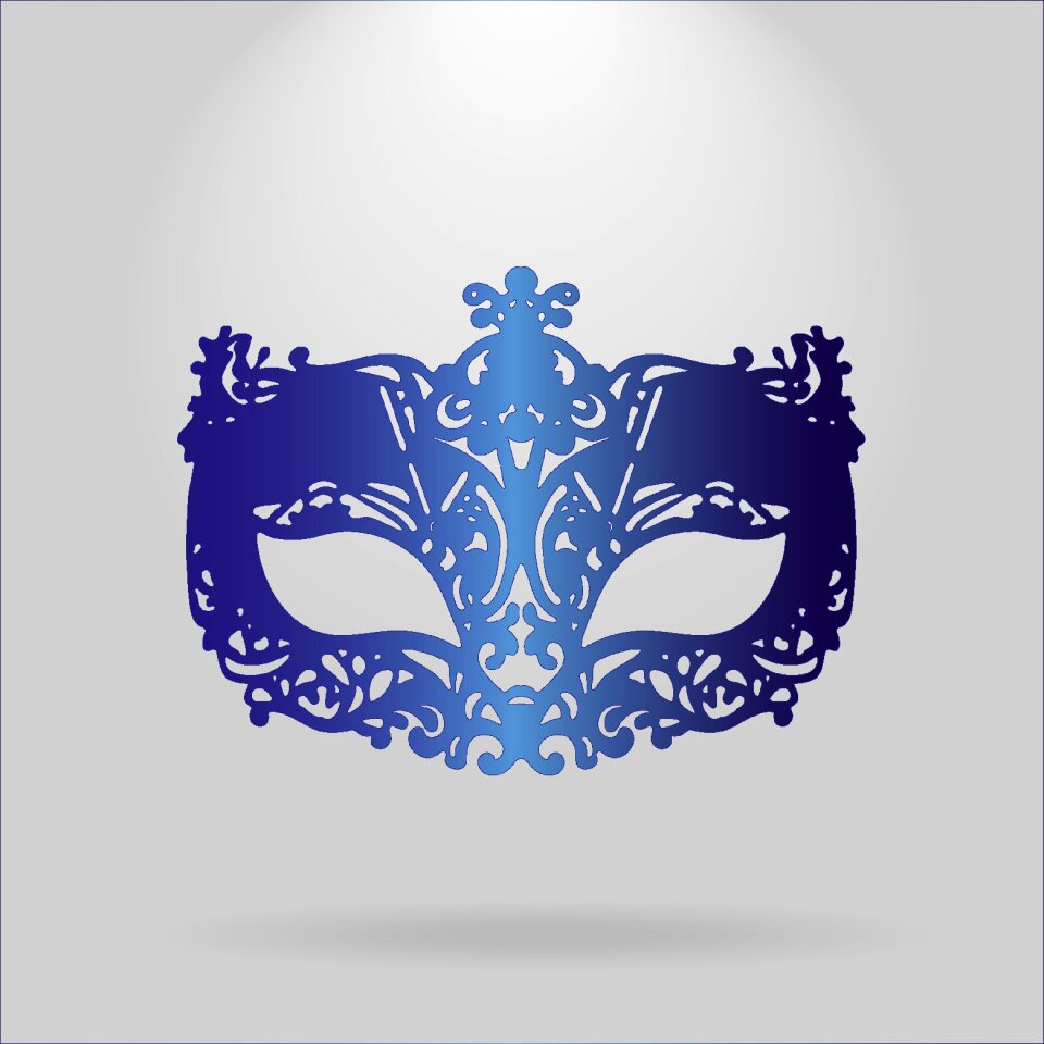 Blue realistic vector