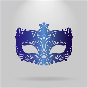 Blue realistic vector