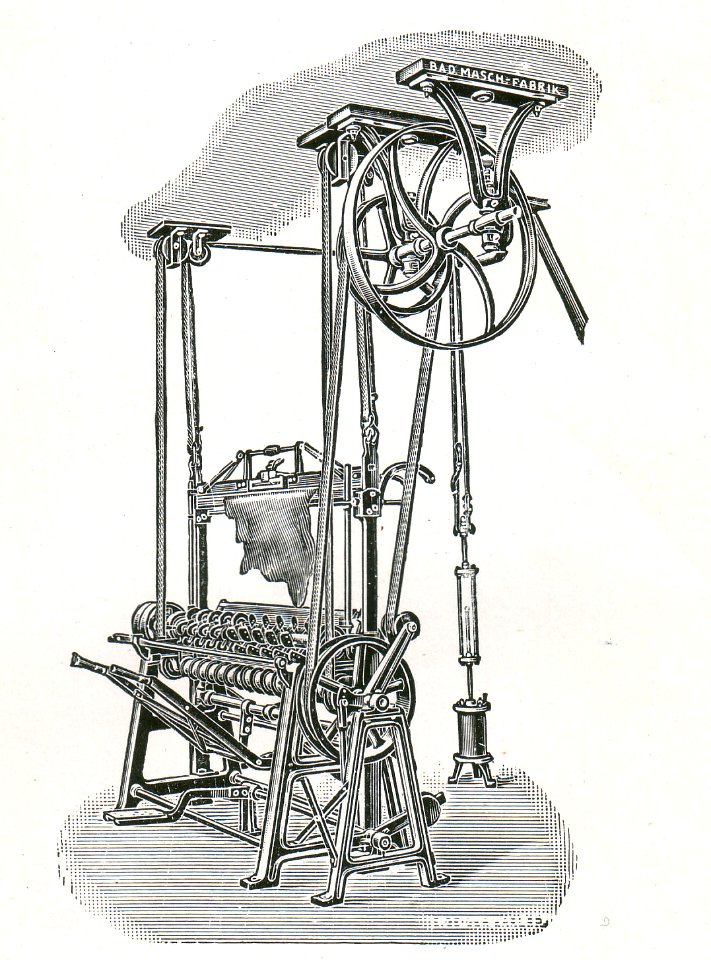 Das Färben der Rauchwaren, Hans Werner, 1914 (S. 110) Ausstossmaschine