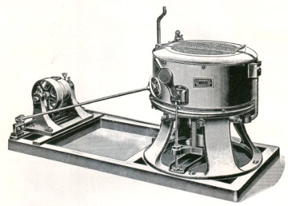 Das Färben der Rauchwaren, Hans Werner, 1914 (S. 064) Driesel zur Entwässerung schlichthaariger und kleiner Felle nach dem Waschen (System C. G. Hauhold)