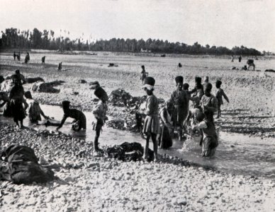 Das Färben der Rauchwaren, Hans Werner, 1914 (S. 129) Die nassen Persianerfelle werden auf dem Trockenplatze ausgebreitet, sobald sie aus dem Flusse kommen
