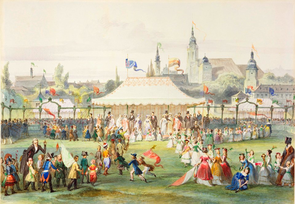 Das Gregorius-Fest in Coburg 1845 29.5 x 42.0 cm (Royal Collection Trust)