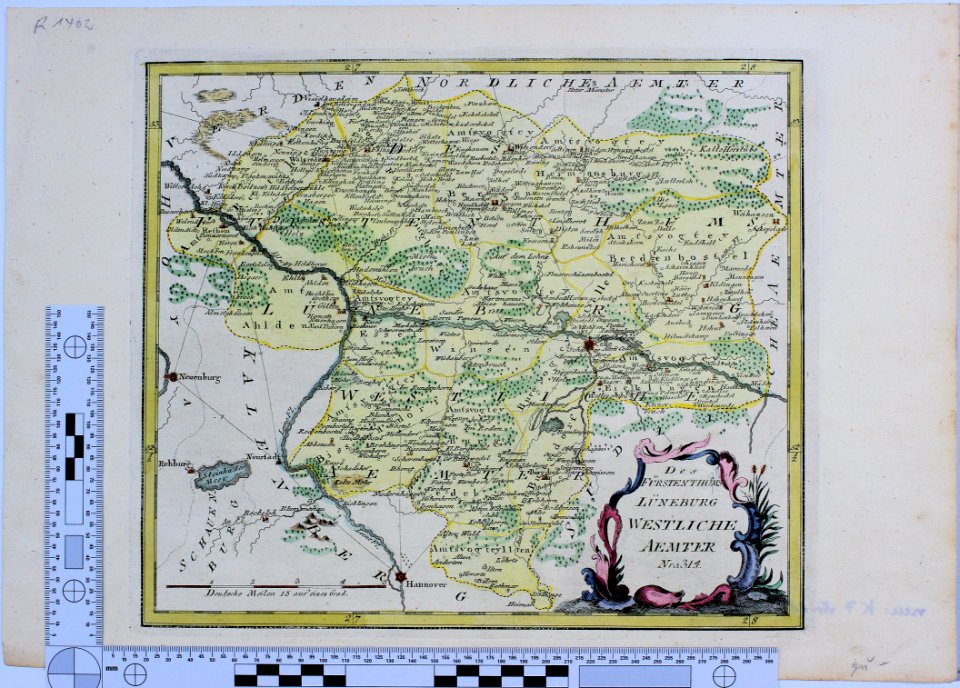 Das Fürstentum Lüneburg westliche Ämter 9091