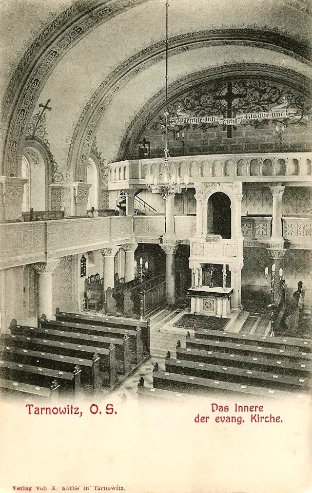 Das Innere der Evang. Kirche