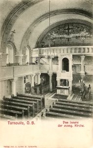 Das Innere der Evang. Kirche