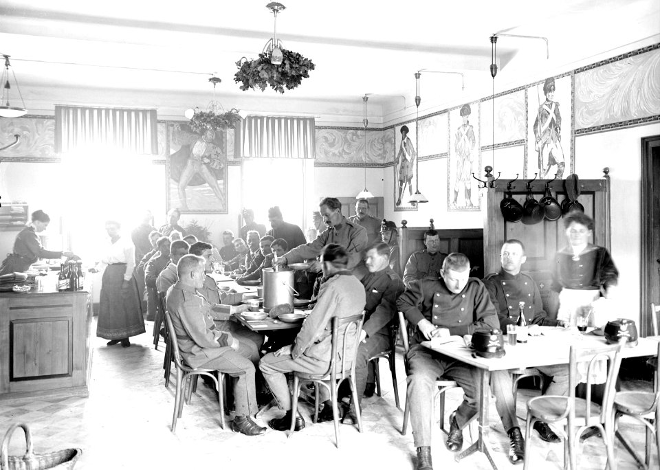 Das Innere des Soldatenhauses auf dem Monte Ceneri - CH-BAR - 3240351