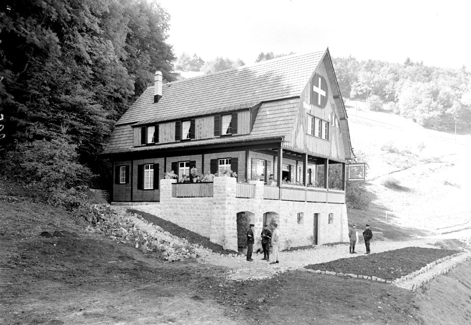 Das neuerstellte Soldatenhaus in Ifenthal - CH-BAR - 3240907