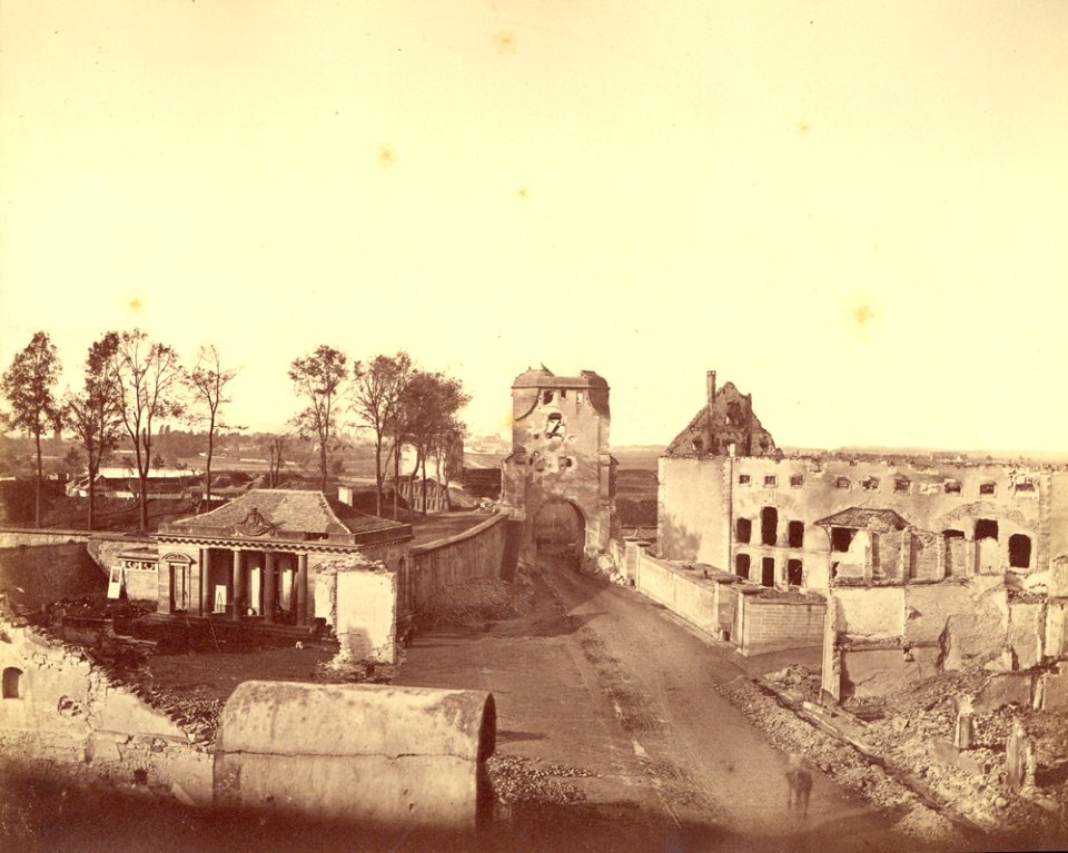 Das National Thor (La Porte nationale) 1870 Strasbourg