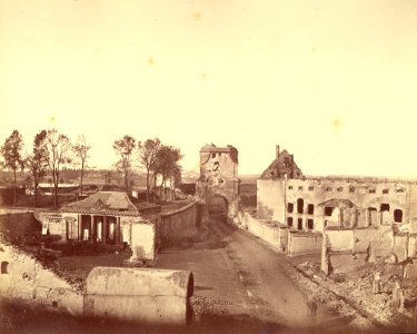 Das National Thor (La Porte nationale) 1870 Strasbourg
