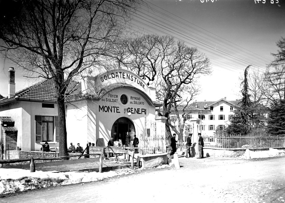 Das Soldatenhaus auf dem Monte Ceneri - CH-BAR - 3240349