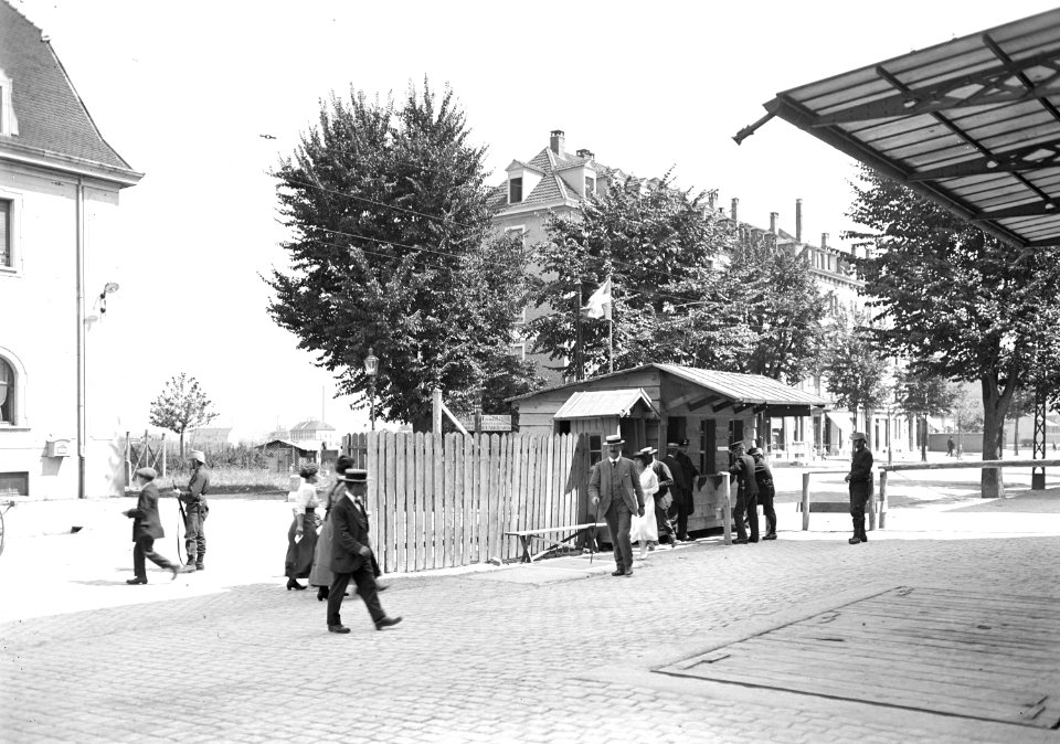 Das schweizerische Grenzkontrollhaus für Basel - St. Ludwig - CH-BAR - 3239940