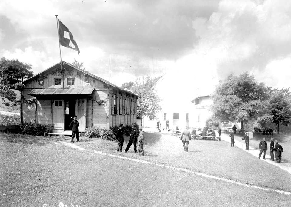Das von der amerikanischen Kolonie gestiftete Soldatenhaus - CH-BAR - 3240579