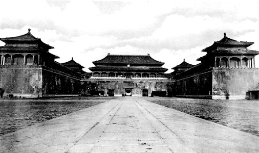 Das Wu-mên, inneres Thor der Verbotenen Stadt