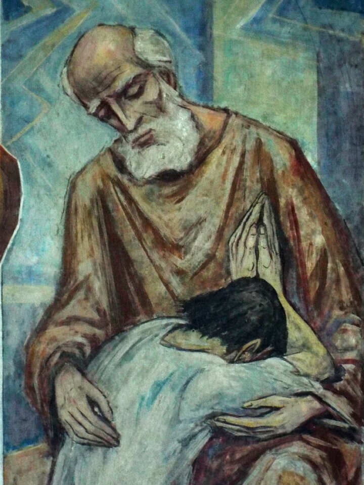 Prodigal son close up altar