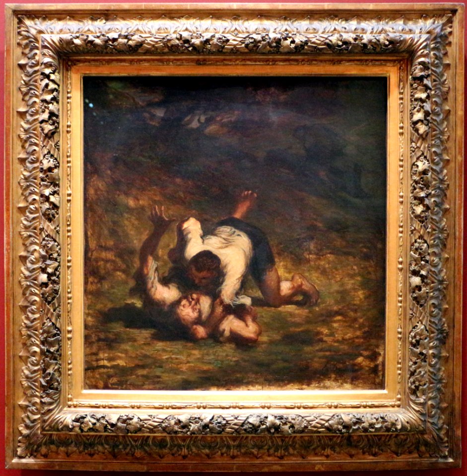 Honoré daumier, il ladro e l'asino, 1858