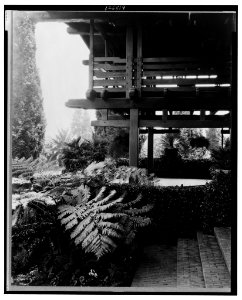 David Berry Gamble house, 4 Westmoreland Place, Pasadena, California. View to sleeping porch LCCN00651250