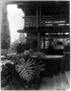 David Berry Gamble house, 4 Westmoreland Place, Pasadena, California. View to sleeping porch LCCN2002709481