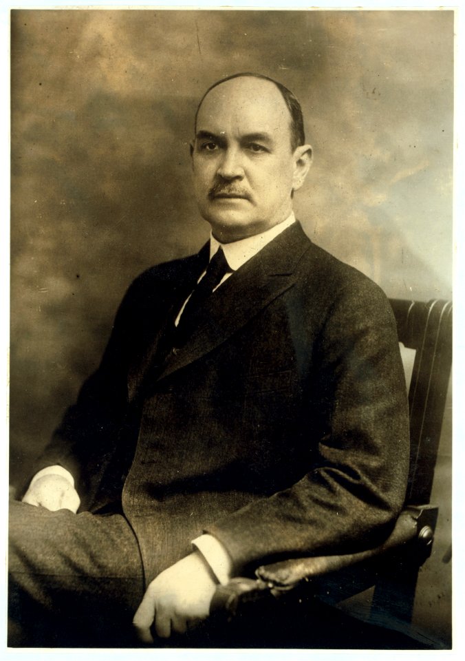 David F. Houston by Lewis Hine
