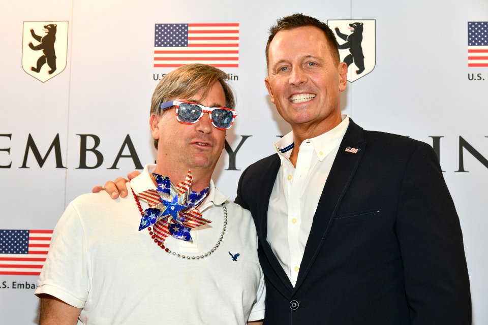 David R. Knower and Richard Grenell, 4th of July 2019 in Berlin