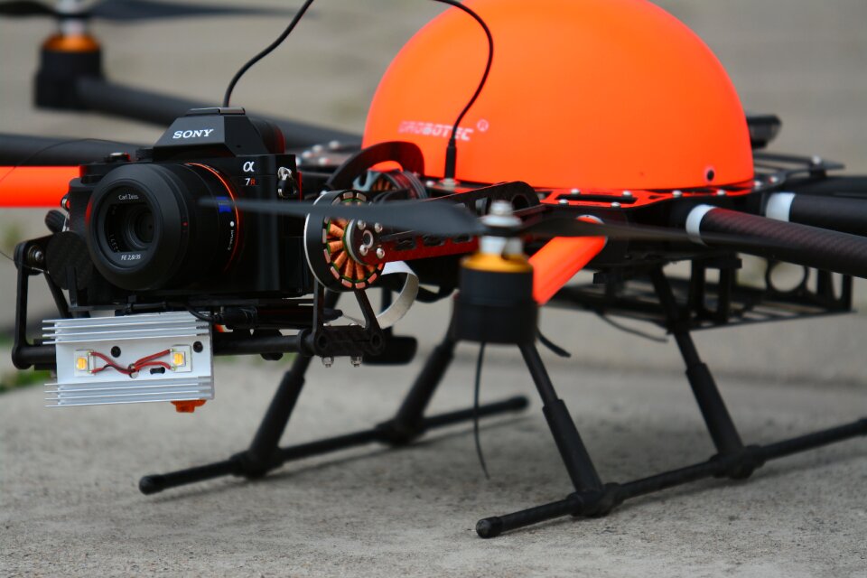 Multicopter aerial photographs flying object