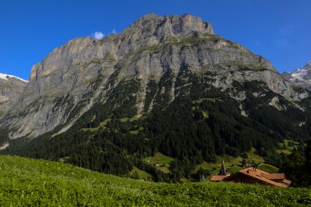 Wetterhorn kleine scheidegg switzerland photo