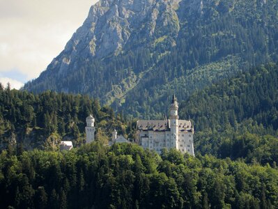 Landscape castle neuschwanstein castle photo