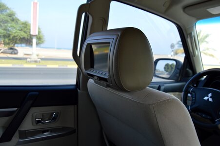 Dvd headrest tv in car tv headrest